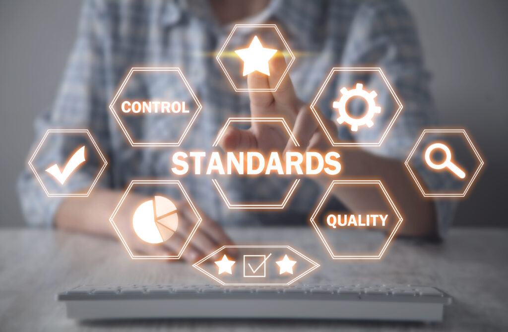 Concept Of Standards Quality Control Business concept - Field Geo Services Inc