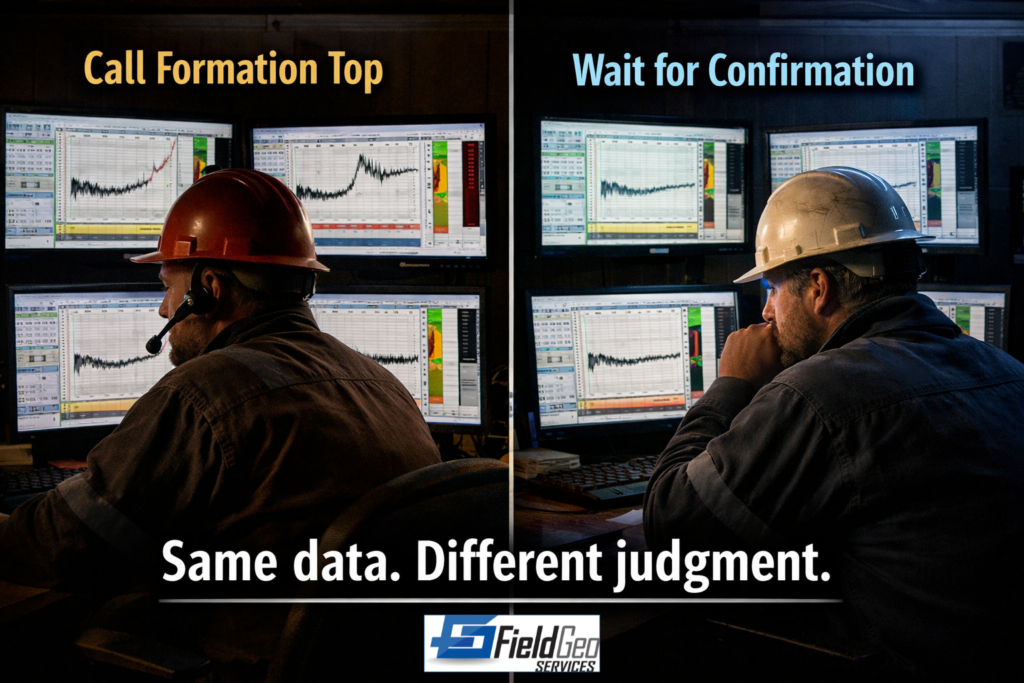 2 loggers different call - Field Geo Services Inc